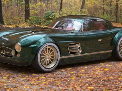 S Klub Mercedes benz SL 300  3D model