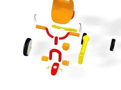KIDS TRICYCLE BICYCLE BIKE PRESCHOOL 3D print model