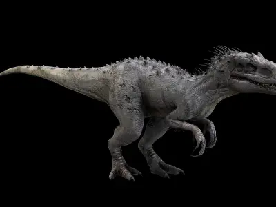 Indominus Rex - Diabolus Rex Low-poly 3D model