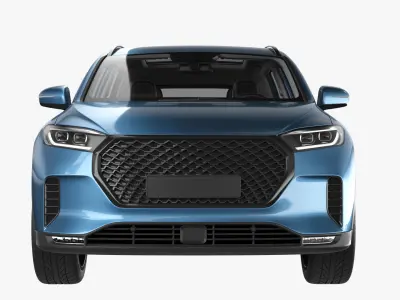 Generic Hybrid SUV 3D model