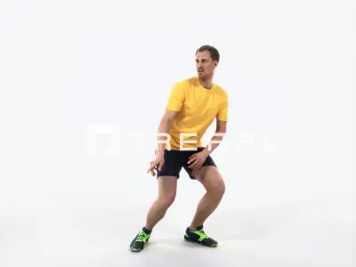 Mistery 08A Football Changing Direction Sports Man Low-poly 3D model