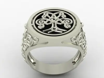 tree of life ring  3D print model