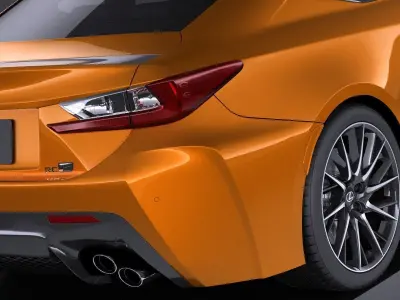 Lexus RC F 2016 VRAY 3D model