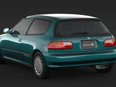 Honda Civic SI 3D model