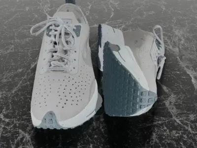NIKE N354 3D SHOES Low-poly 3D model