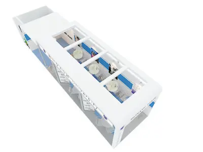 Monash University Exhibition 3x12 booth 3D model