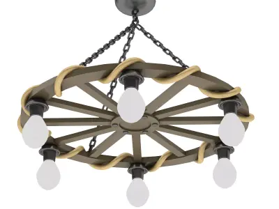 medieval office lighting 3D model Low-poly 3D model