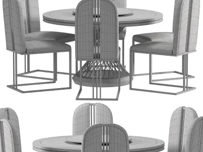 Dining Table AZ00316 3D model