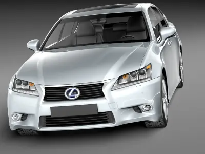 Lexus GS 300h 2014 3D model