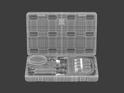 Garage Compression Tester Kit 3D model