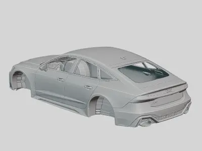 Audi RS7 Sportback 2020 Printable Body 3D print model