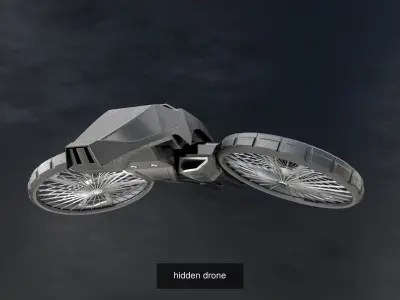 low poly desk with glass top 3D Model Collection