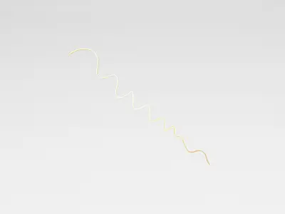 Ribbon v1 011 Low-poly 3D model