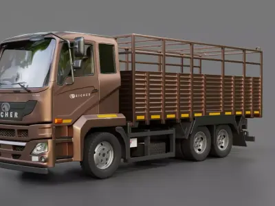 Eicher pro 6035 Rigged 3D model
