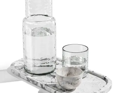 dishes tableware set 04 3D model