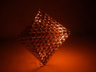 Abstract Geometric Rhombus Octahedron  3D model