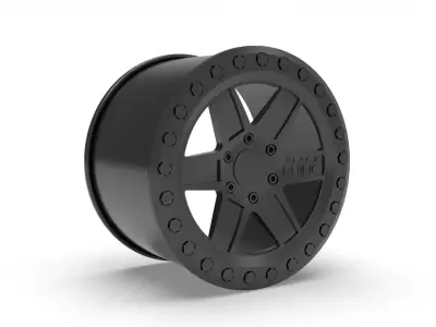 black rhino rim design 3D print model purchase