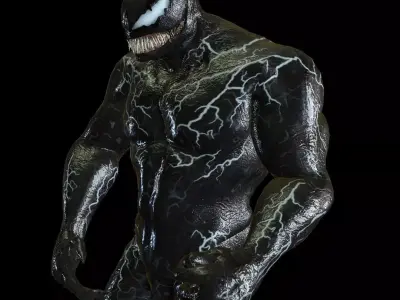 venom 2 from marvel comics 3D model