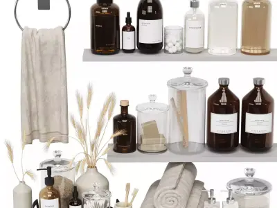 Bathroom Accessories Collection 01