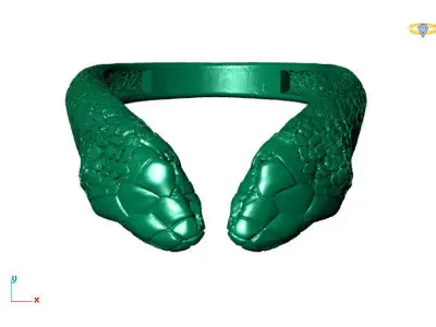 Snake Women Ring STL Womens Ring 3d models 3D print model 3D print model