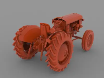 Tractor 1R 3D print model