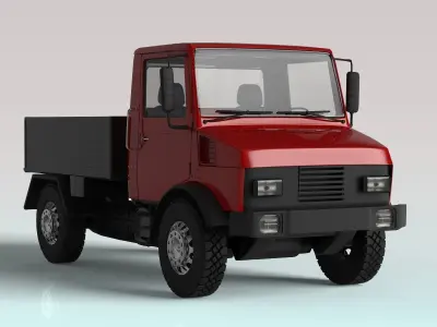 pickup truck 3D model from CGTrader - Polygon mesh
