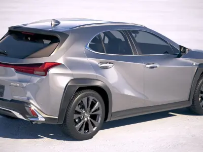 Lexus UX 2019 3D model