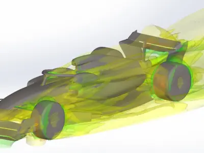 Formula 1 2022 and 2023 Concept Car Design 3D model