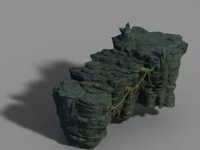 Stone Town Magic Cave - Stone 04 3D model