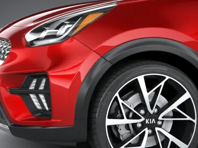 Kia Niro Hybrid 2020 3D model