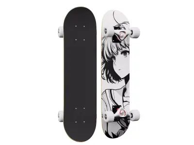 Skateboard 02 3D model
