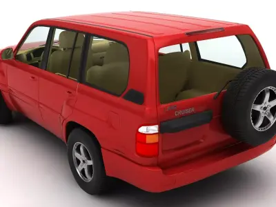 Toyota Land Cruiser 2008 3D model