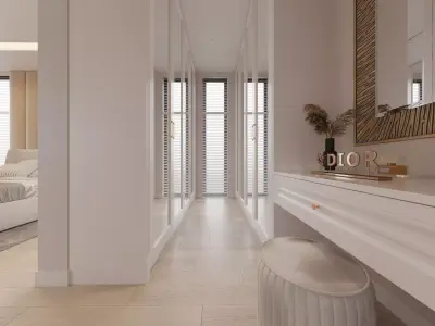 Modern Luxury Bedroom Interior 3D model