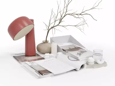 Decor set 3D model get