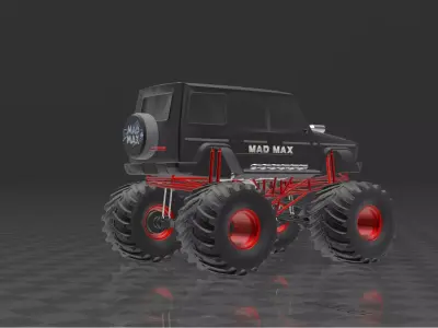 500 Big Foot  3D model