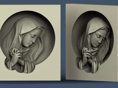 Tombstone of the Holy Mary 3D model