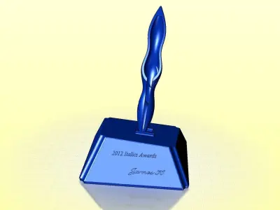 Italics Winner Trophy 1 Free 3D model