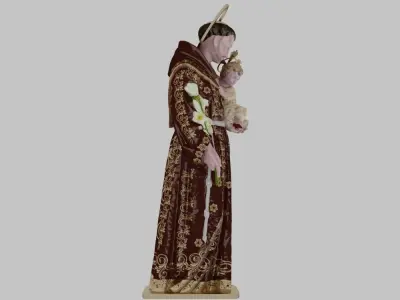 saint anthony of padua  3D model