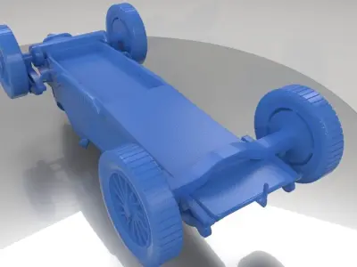 Alfa Romeo P3 printable Scale 1-43 3D print model