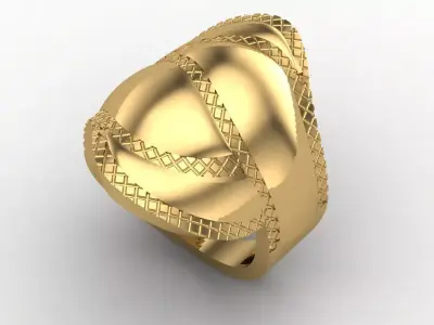 Women Plain Ring STL Models Womens Ring 3dmodels 3D print model 3D print model 31