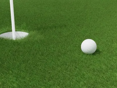 Golf Balls 3D model