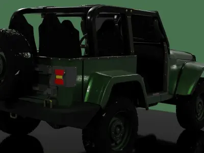 Jeep model 3D model
