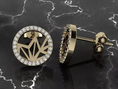 Earring Jewelry 3D print model buy
