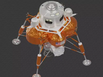 Eagle Engineering Lunar Lander 3D model