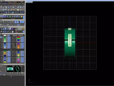 Modern Architectural Gold Ring with Structured Stone Details  3D print model