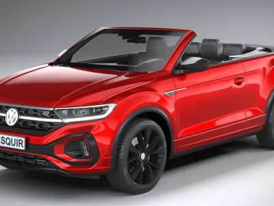 Volkswagen T-Roc Cabrio R-line 2022 3D model