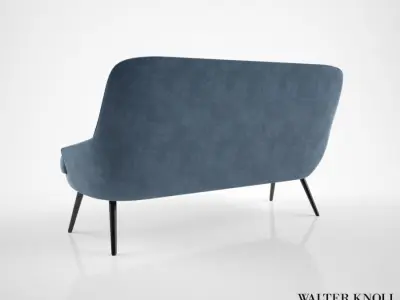 Walter Knoll 375 Sofa 3D model