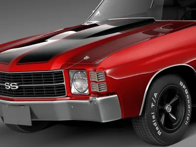 Chevrolet Chevelle SS CG 1971 3D model