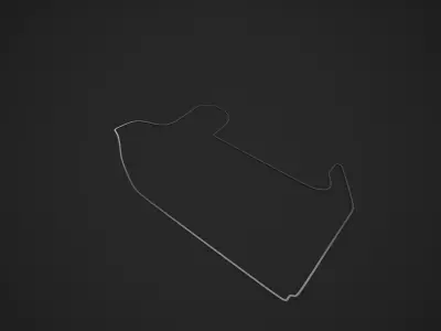 Las Vegas Street Circuit - USA - 3D Printable 3D print model