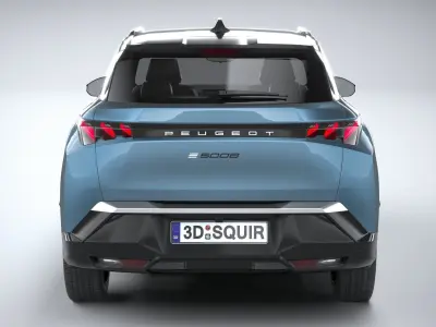 Peugeot E-5008 2025 3D model